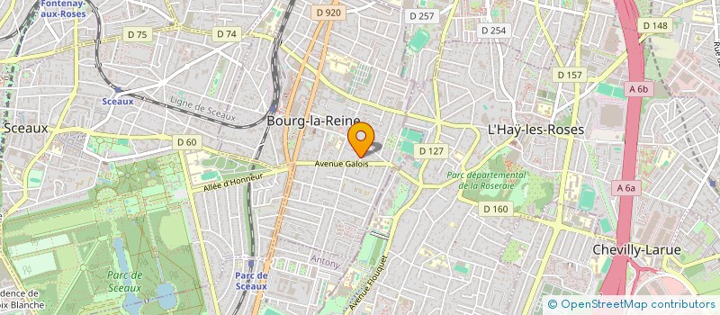 localisation de l'entreprise MONSIEUR GEOFFROY DOUVRELEUR à BOURG-LA-REINE