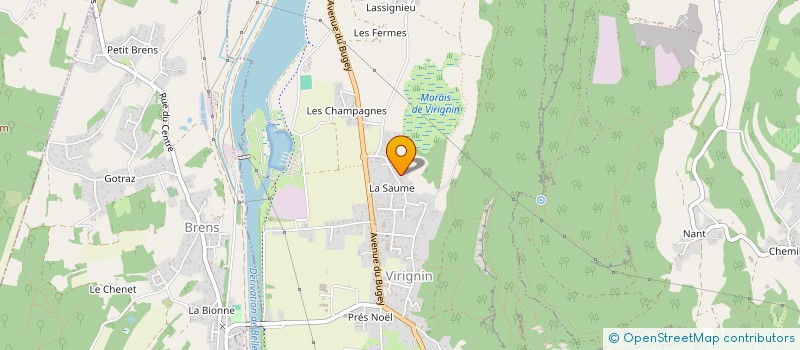 localisation de l'entreprise MONSIEUR GEOFFROY DUNAND  VIRIGNIN