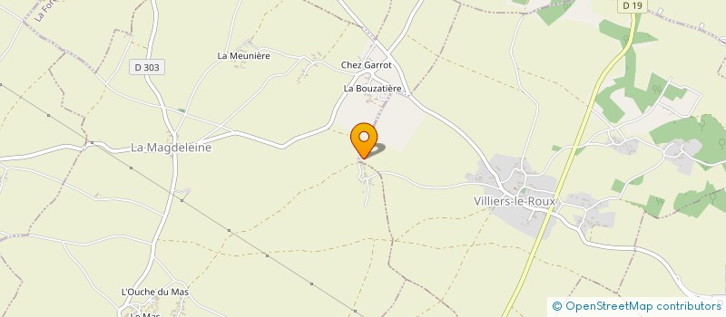 localisation de l'entreprise MONSIEUR GEOFFROY EDWARDS à VILLIERS-LE-ROUX