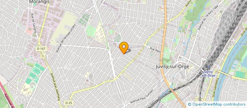 localisation de l'entreprise MONSIEUR GEOFFROY ELEONORE  SAVIGNY-SUR-ORGE