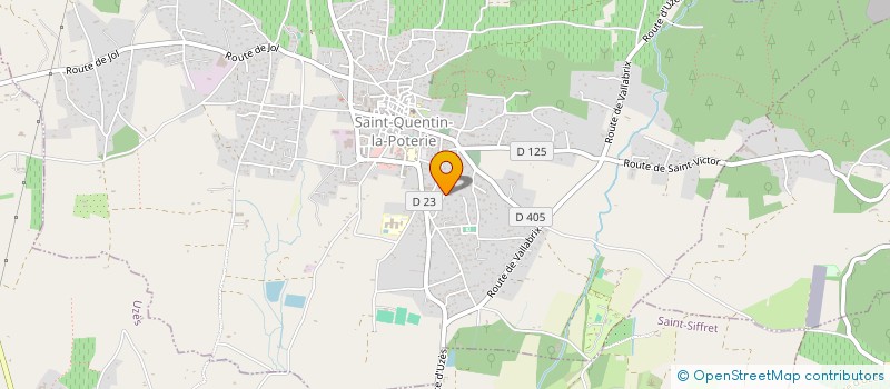 localisation de l'entreprise MONSIEUR GEOFFROY FABROL à SAINT-QUENTIN-LA-POTERIE