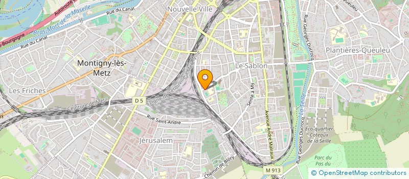 localisation de l'entreprise MONSIEUR GEOFFROY FISHER à METZ