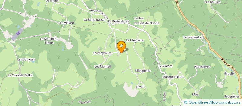 localisation de l'entreprise MONSIEUR GEOFFROY FOURE  LAGARDE-MARC-LA-TOUR