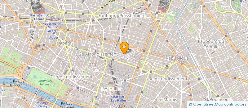 localisation de l'entreprise MONSIEUR GEOFFROY GAZEAU  PARIS