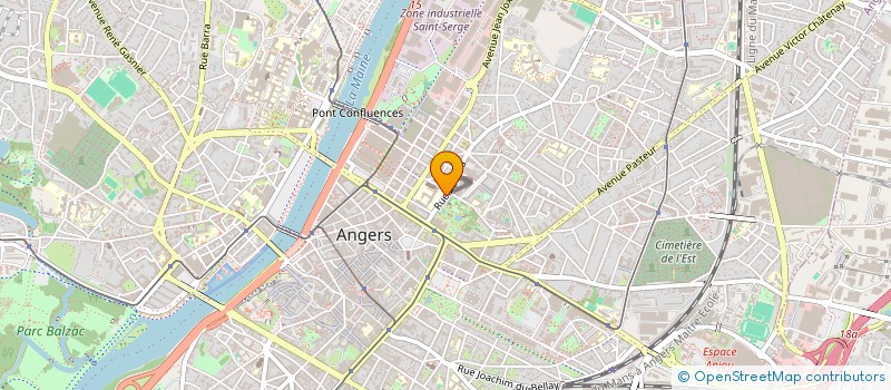 localisation de l'entreprise MONSIEUR GEOFFROY GILLET à ANGERS