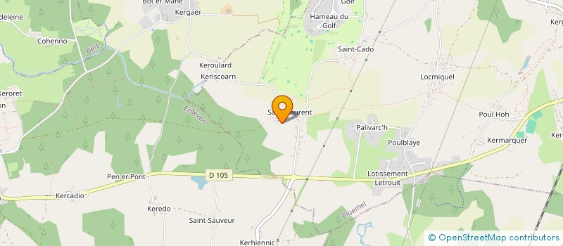 localisation de l'entreprise MONSIEUR GEOFFROY GREDER  PLOEMEL