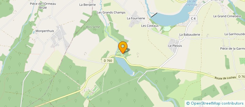 localisation de l'entreprise MONSIEUR GEOFFROY GUILLEMIN  CHEMILLE-SUR-INDROIS