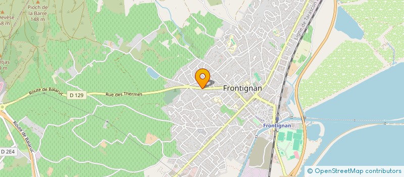 localisation de l'entreprise MONSIEUR GEOFFROY LAFIT à FRONTIGNAN