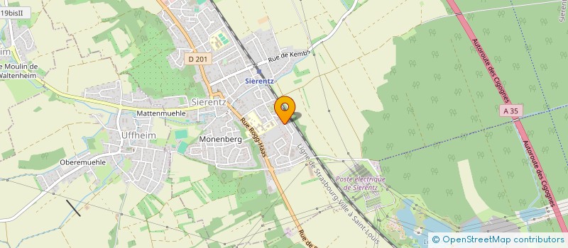 localisation de l'entreprise MONSIEUR GEOFFROY LARATTE  SIERENTZ