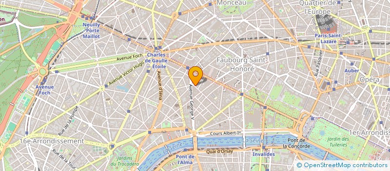 localisation de l'entreprise MONSIEUR GEOFFROY LARGER  PARIS