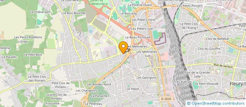 localisation de l'entreprise MONSIEUR GEOFFROY LASCAUX à SARAN