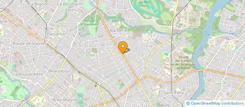 localisation de l'entreprise MONSIEUR GEOFFROY LE DINAHET à NANTES