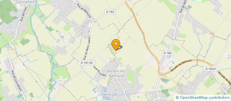 localisation de l'entreprise MONSIEUR GEOFFROY LECOCQ  VENDIN-LES-BETHUNE