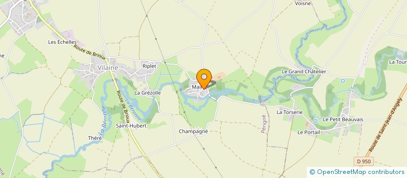 localisation de l'entreprise MONSIEUR GEOFFROY LELOIRE  PERIGNE