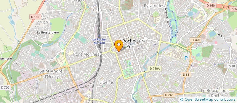 localisation de l'entreprise MONSIEUR GEOFFROY MACE DE GASTINES à LA ROCHE-SUR-YON