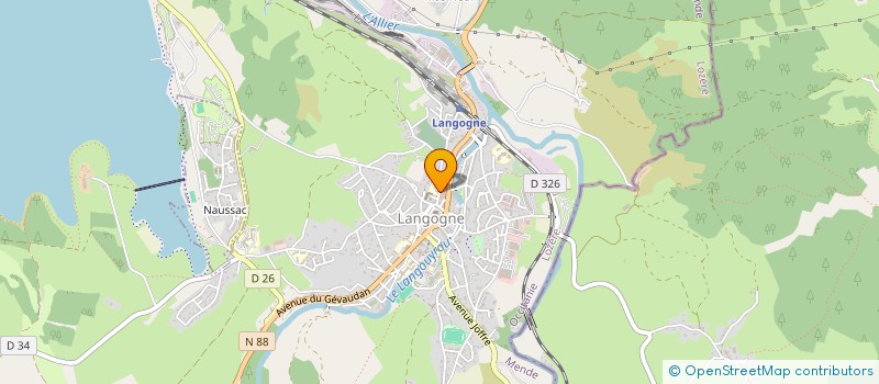 localisation de l'entreprise MONSIEUR GEOFFROY MARTIN à LANGOGNE