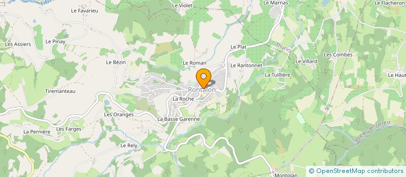 localisation de l'entreprise MONSIEUR GEOFFROY MERCIER  RONTALON