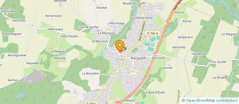 localisation de l'entreprise MONSIEUR GEOFFROY MEVEL  ELVEN