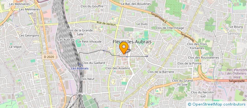 localisation de l'entreprise MONSIEUR GEOFFROY MIALOUNDAMA  FLEURY-LES-AUBRAIS