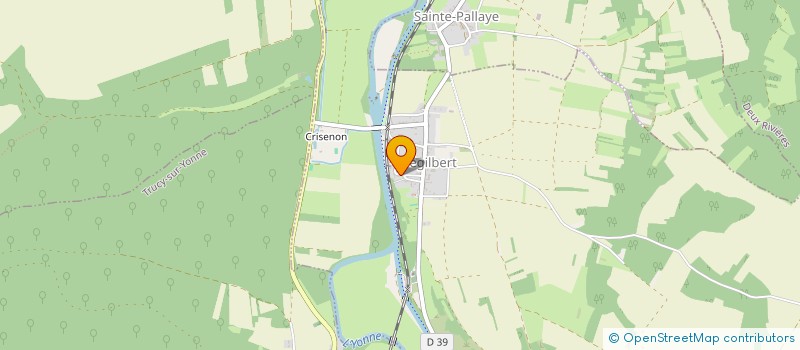 localisation de l'entreprise MONSIEUR GEOFFROY MIGEON  PREGILBERT