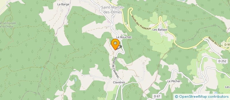 localisation de l'entreprise MONSIEUR GEOFFROY MINORET  AMBERT