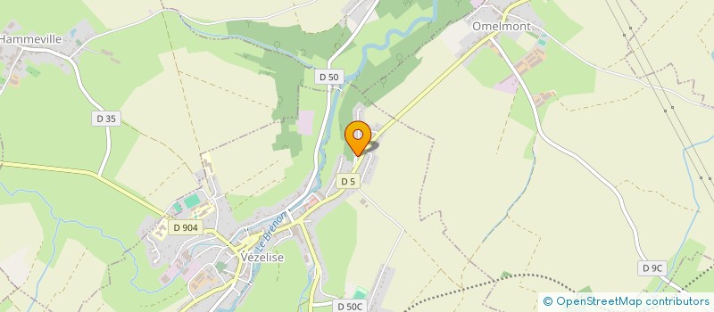 localisation de l'entreprise MONSIEUR GEOFFROY NAUDIN  VEZELISE