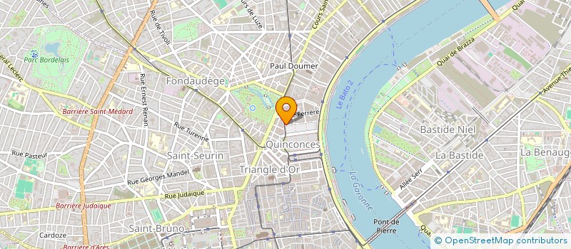 localisation de l'entreprise MONSIEUR GEOFFROY PADOVANI  BORDEAUX