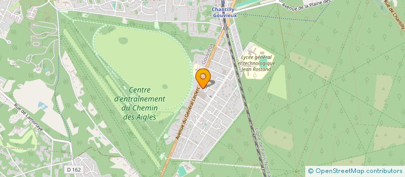 localisation de l'entreprise MONSIEUR GEOFFROY PONCELET  CHANTILLY