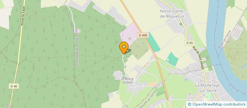 localisation de l'entreprise MONSIEUR GEOFFROY POTHIER à NOTRE-DAME-DE-BLIQUETUIT