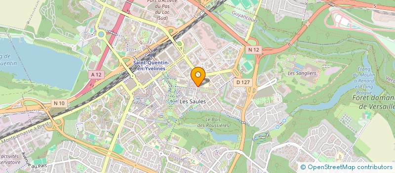 localisation de l'entreprise MONSIEUR GEOFFROY RIBAUTE  GUYANCOURT