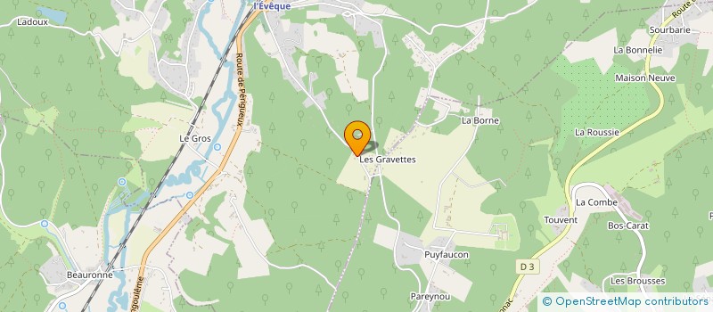 localisation de l'entreprise MONSIEUR GEOFFROY ROBERT à CHATEAU-L'EVEQUE