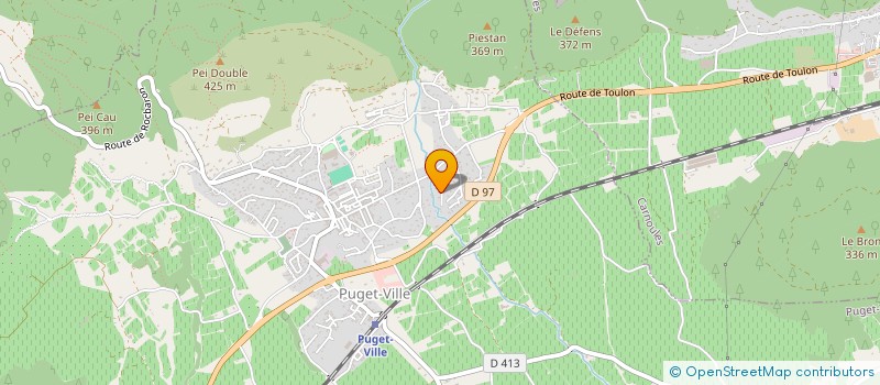 localisation de l'entreprise MONSIEUR GEOFFROY SIMON  PUGET-VILLE