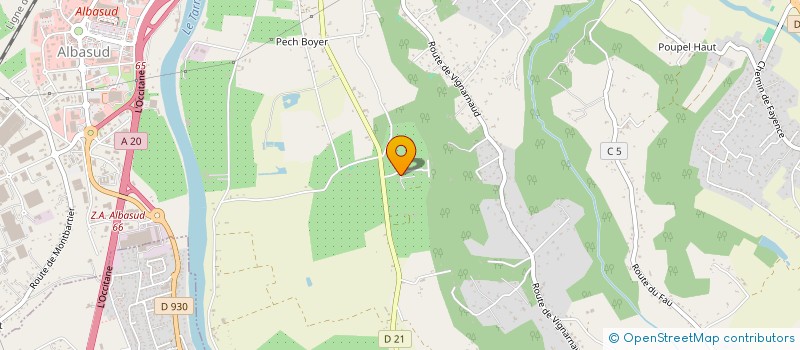 localisation de l'entreprise MONSIEUR GEOFFROY SOUCHET  MONTAUBAN