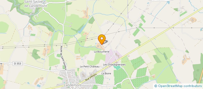 localisation de l'entreprise MONSIEUR GEOFFROY SUTEAU  OREE D'ANJOU