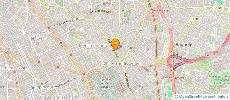 localisation de l'entreprise MONSIEUR GEOFFROY TEISSONNIERE  PARIS