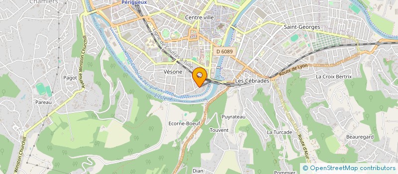 localisation de l'entreprise MONSIEUR GEOFFROY THOMASSON  PERIGUEUX