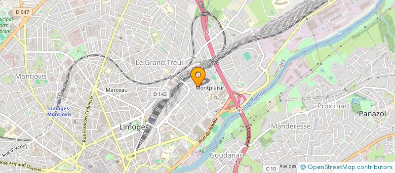 localisation de l'entreprise MONSIEUR GEOFFROY VANHAECKE à LIMOGES