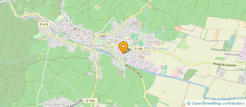 localisation de l'entreprise MONSIEUR GEOFFROY WOTLING  RIBEAUVILLE