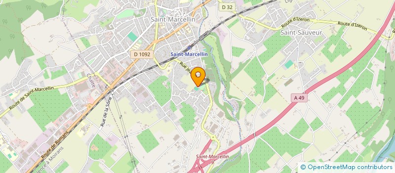 localisation de l'entreprise MONSIEUR GEOFFROY ZINI  SAINT-MARCELLIN