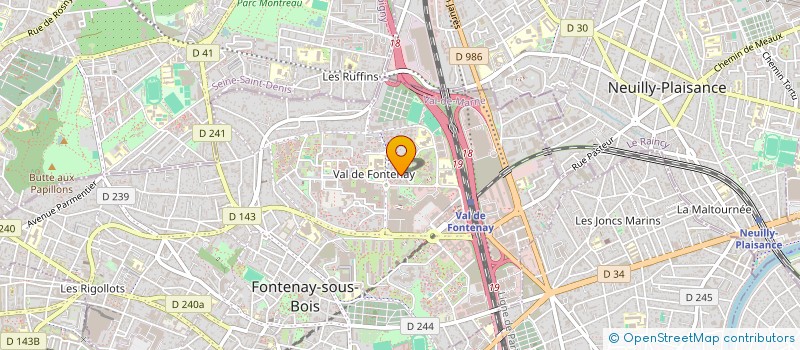 localisation de l'entreprise MONSIEUR GEORDANY JUSTE NGOUNGOU LOUSSAKOU à FONTENAY-SOUS-BOIS