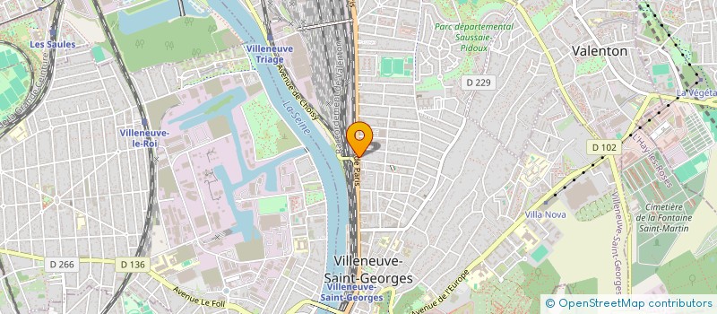 localisation de l'entreprise MONSIEUR GEORDIE DUMENOY  VILLENEUVE-SAINT-GEORGES