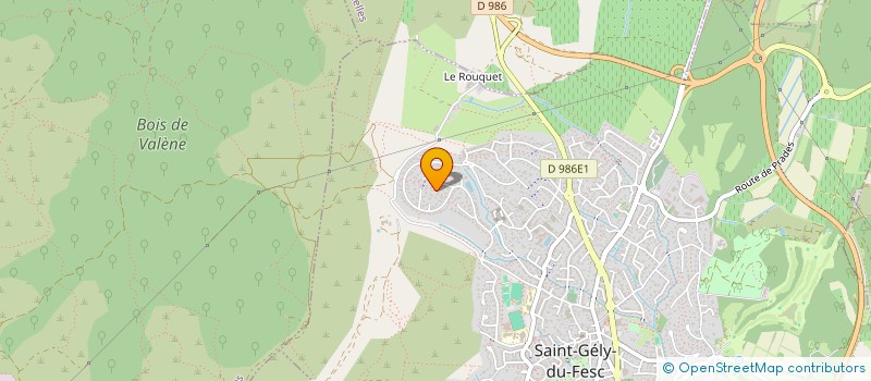 localisation de l'entreprise MONSIEUR GEORDIE LHERIAU à SAINT-GELY-DU-FESC