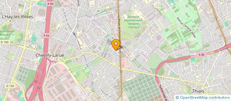 localisation de l'entreprise MONSIEUR GEOREDY OGOUNCHI  CHEVILLY LARUE