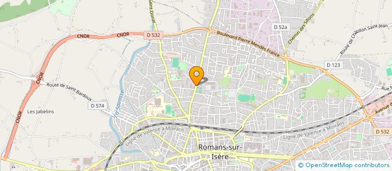 localisation de l'entreprise MONSIEUR GEORG DONNER  ROMANS-SUR-ISERE