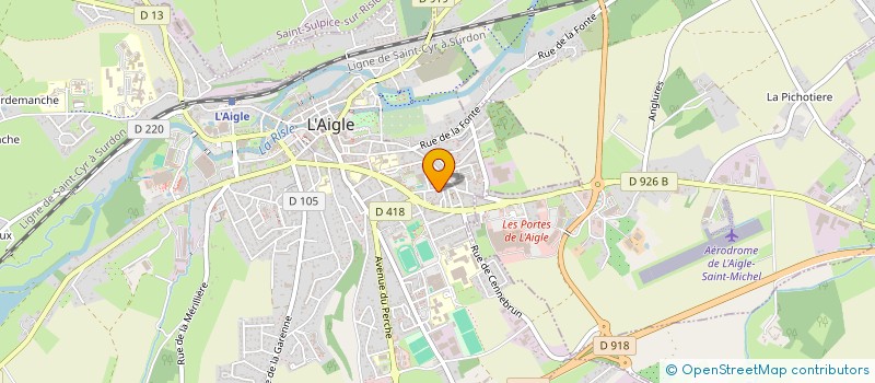 localisation de l'entreprise MONSIEUR GEORG HUND à L'AIGLE