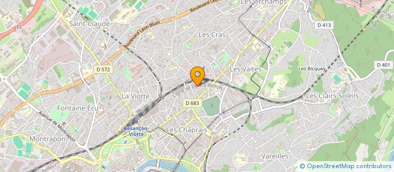 localisation de l'entreprise MONSIEUR GEORGE ALAAZAR  BESANCON