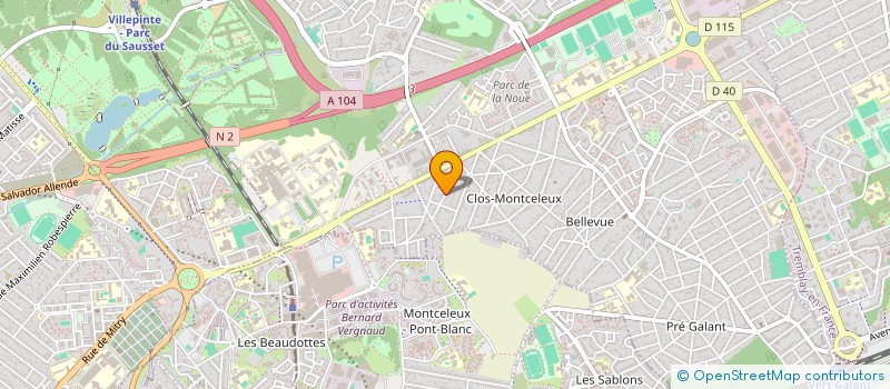 localisation de l'entreprise MONSIEUR GEORGE-ALEXANDRU RADU à VILLEPINTE