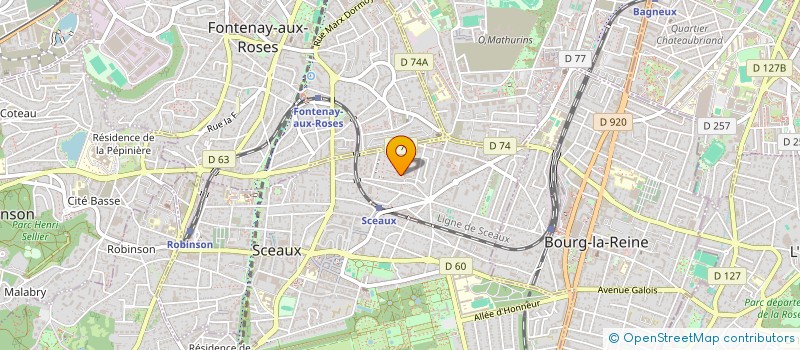 localisation de l'entreprise MONSIEUR GEORGE ANGUELOV à SCEAUX