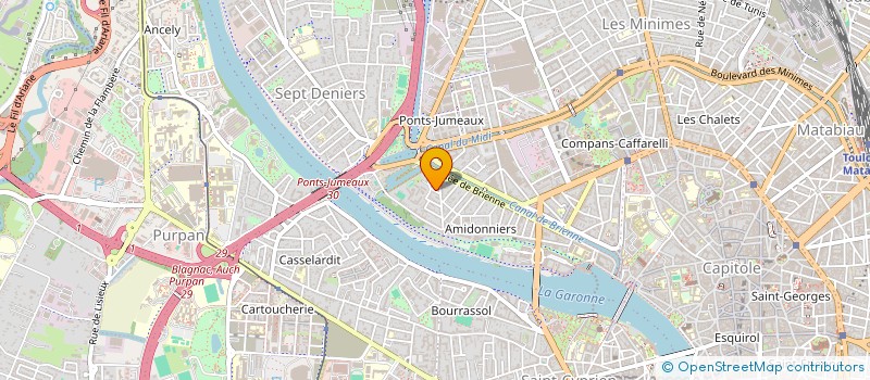 localisation de l'entreprise MONSIEUR GEORGE BARDGETT  TOULOUSE