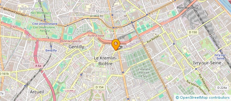 localisation de l'entreprise MONSIEUR GEORGE BURICESCU  LE KREMLIN-BICETRE